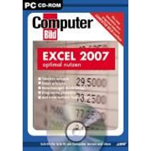 Computerbild Effektiv Arbeiten Mit Excel 2007. Cd-Rom Für Windows Vista/Xp