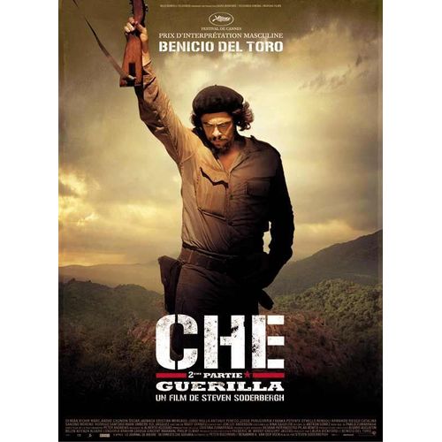 Che - 2ème Partie : Guerilla - Véritable Affiche De Cinéma - Format 120x60 Cm - Steven Soderbergh, Benicio Del Toro,Carlos Bardem, Joaquim De Almeida, Marc-André Grondin, Eduard Fernàndez - Année 2009