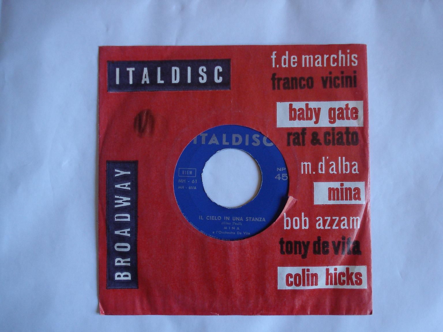 Il Cielo In Una Stanza - Listening Fair Condition - Ecoute Mediocre