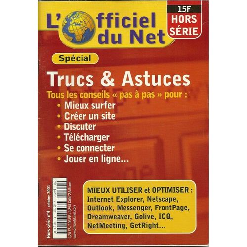 Officiel Du Net Hors Serie 4 Trucs Et Astuces