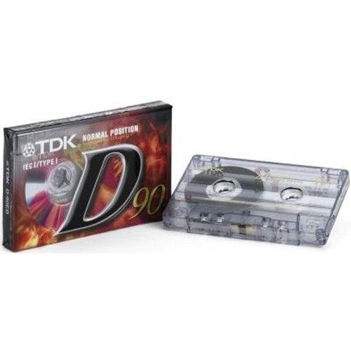 TDK D90 Normal position IEC I/TypeI - Cassette audio vierge