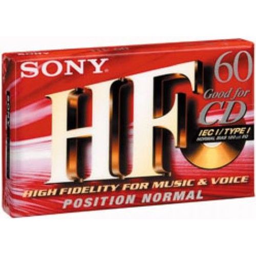 Sony HF - Cassette Audio 60 min - vendue à l'unité- IEC1/Type 1