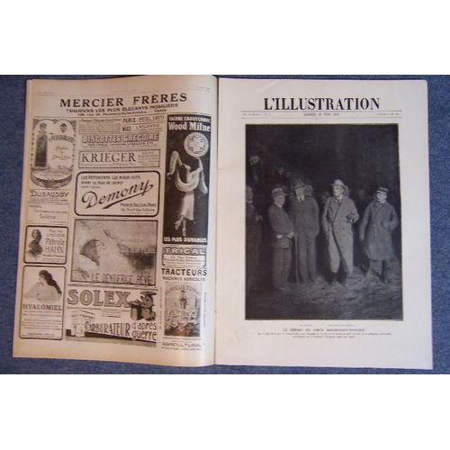 L'illustration 3981 Comte Brockdorff Rantzau - Amiral Koltchak - General Berthelot - Maubeuge