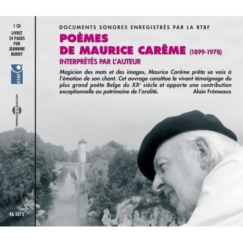 Poèmes De Maurice Carême - 1899-1978, Cd Audio