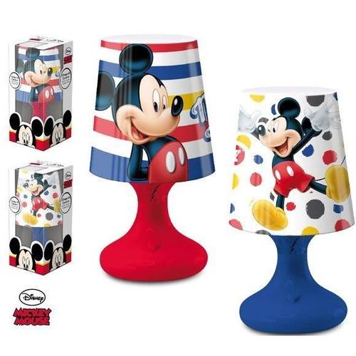 Mickey - Lampe De Chevet Led Rouge Mickey Disney