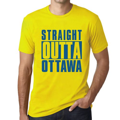 Homme Tee-Shirt Tout Droit Sorti D'ottawa - Straight Outta Ottawa - T-Shirt Graphique Éco-Responsable Vintage Cadeau Nouveauté