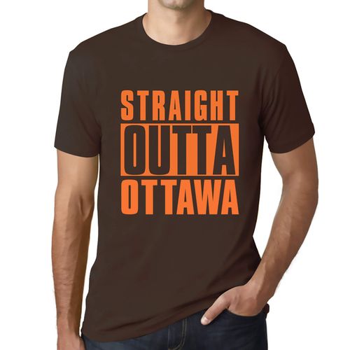 Homme Tee-Shirt Tout Droit Sorti D'ottawa - Straight Outta Ottawa - T-Shirt Graphique Éco-Responsable Vintage Cadeau Nouveauté