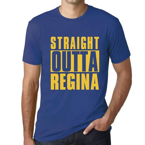 Homme Tee-Shirt Tout Droit Sorti De Regina - Straight Outta Regina - T-Shirt Graphique Éco-Responsable Vintage Cadeau Nouveauté