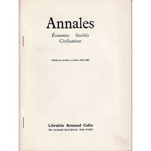Annales - Economies, Sociétés, Civilisations - 40e Année, Juillet-Août 1985  N° 4 : Histoire De L'urss