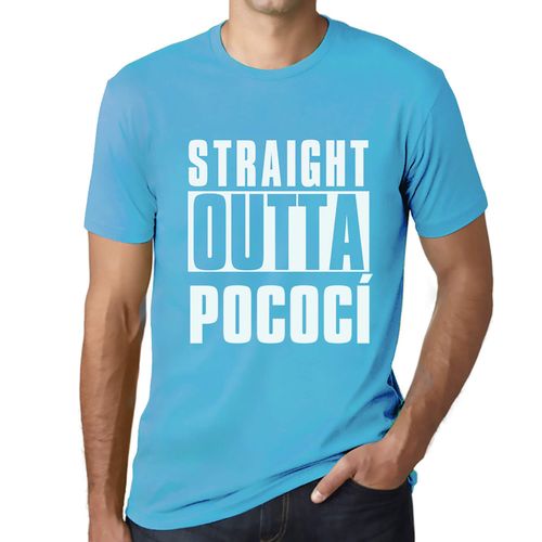 Homme Tee-Shirt Tout Droit Sorti De Pococí - Straight Outta Pococí - T-Shirt Graphique Éco-Responsable Vintage Cadeau Nouveauté