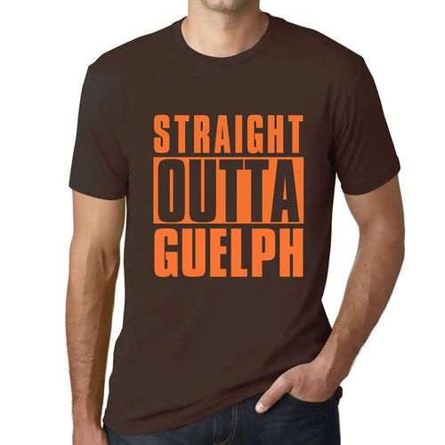 Homme Tee-Shirt Tout Droit Sorti De Guelph - Straight Outta Guelph - T-Shirt Graphique Éco-Responsable Vintage Cadeau Nouveauté