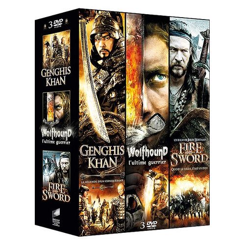 3 Films Épiques - Vol. 2 : Genghis Khan + Wolfhound + Fire And Sword - Pack