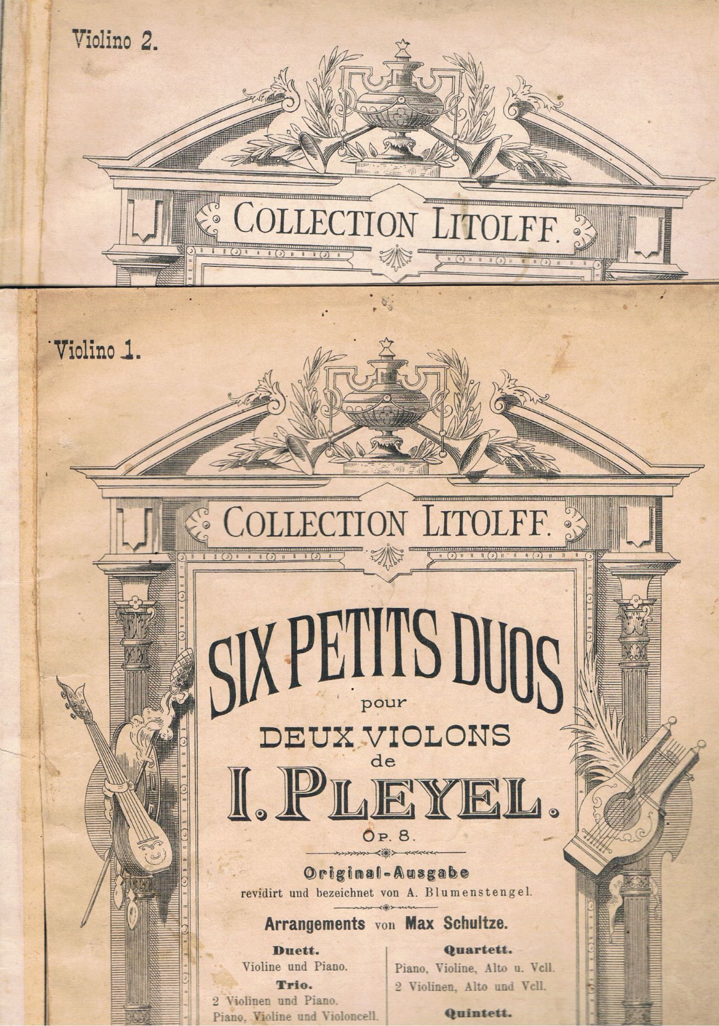 Six Petits Duos Pour Deux Violons, Violino 1 Et Violino 2