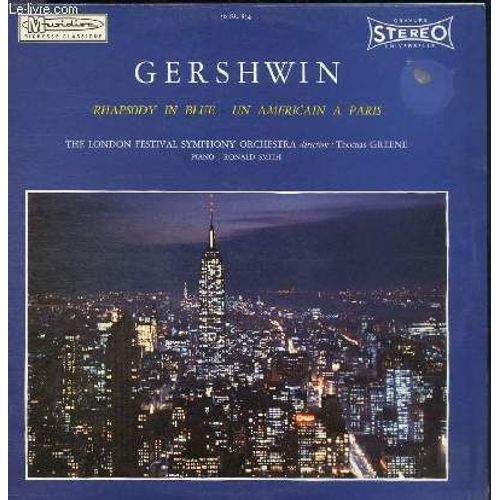 Disque Vinyle 33t Rhapsody In Blue, Un Americain A Paris