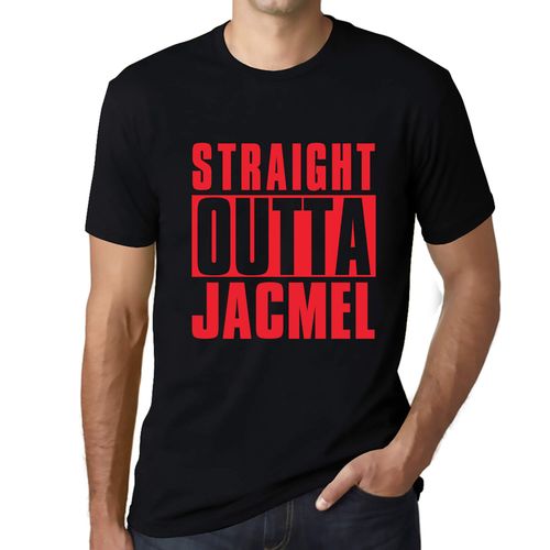 Homme Tee-Shirt Tout Droit Sorti De Jacmel - Straight Outta Jacmel - T-Shirt Graphique Éco-Responsable Vintage Cadeau Nouveauté
