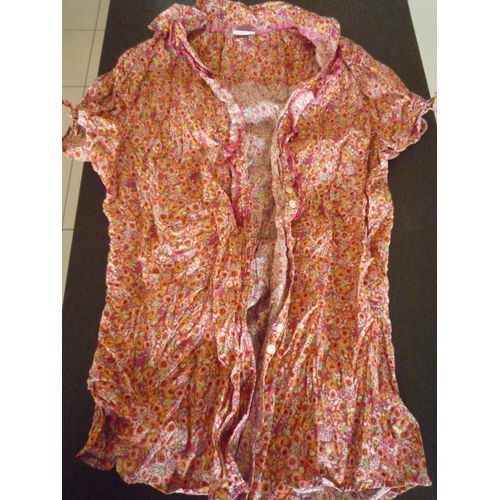 Chemisier Mignon Esprit Manches Courtes Jolis Details