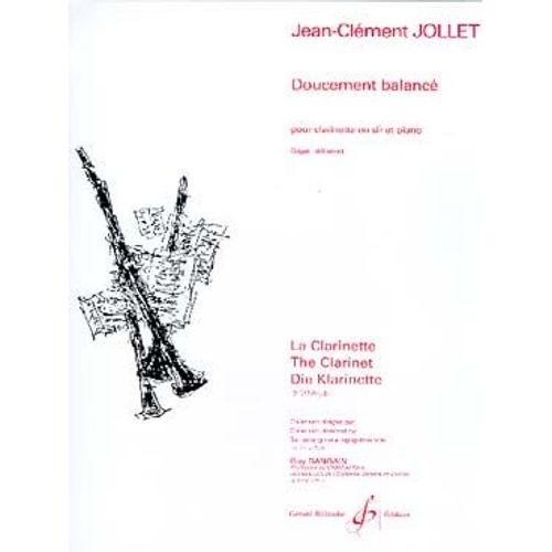 Jollet : Doucement Balancé - Clarinette Et Piano