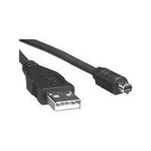 Pentax I USB7 - Câble de synchronisation pour appareil photo - USB mâle pour connecteur pour appareil photo numérique mâle - pour Pentax K-30, MX-1, Q10, Q10 02, X-5; Optio WG-10, 20, WG-3; Ricoh...