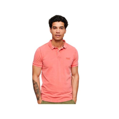 Polo Superdry Detruit Homme Rose