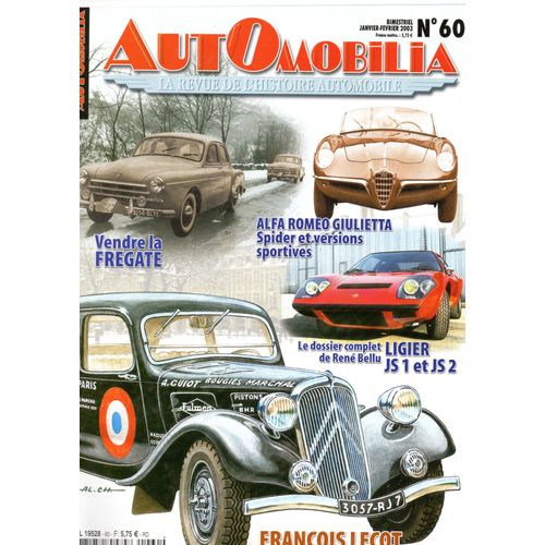 Automobilia  60 : Ligier Js 1 Et Js 2