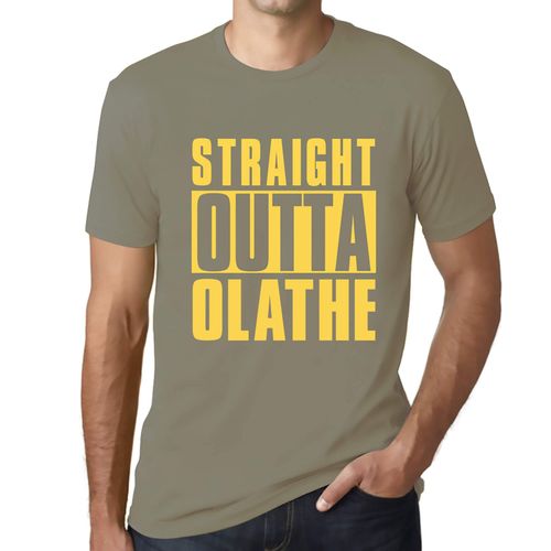 Homme Tee-Shirt Tout Droit Sorti D'olathe - Straight Outta Olathe - T-Shirt Graphique Éco-Responsable Vintage Cadeau Nouveauté