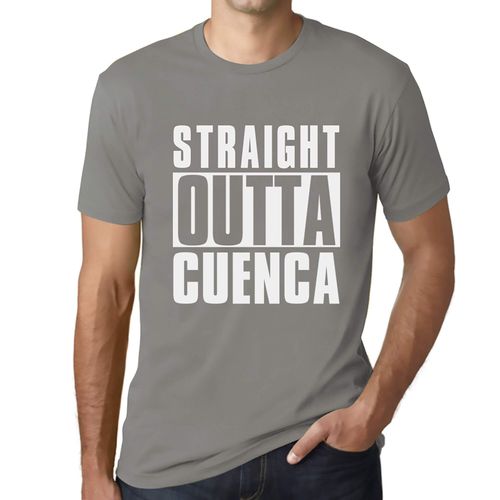 Homme Tee-Shirt Tout Droit Sorti De Cuenca - Straight Outta Cuenca - T-Shirt Graphique Éco-Responsable Vintage Cadeau Nouveauté