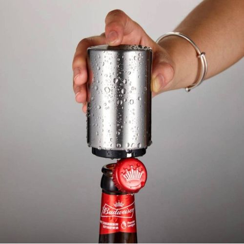Ouvre-Bouteille De Bière Automatique Aimanté En Acier Inoxydable