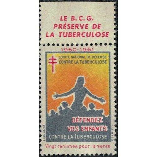 France 1960 - 1961 Cinderella Défendez Vos Enfants Contre La Tuberculose Su