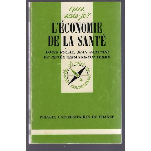 L'economie De La Sante