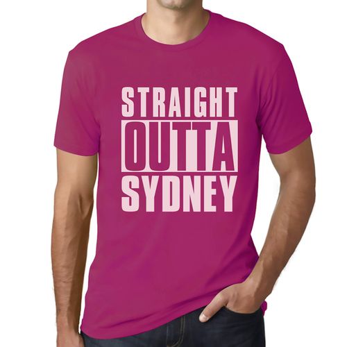 Homme Tee-Shirt Tout Droit Sorti De Sydney - Straight Outta Sydney - T-Shirt Graphique Éco-Responsable Vintage Cadeau Nouveauté