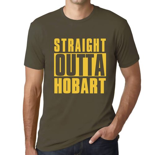 Homme Tee-Shirt Tout Droit Sorti De Hobart - Straight Outta Hobart - T-Shirt Graphique Éco-Responsable Vintage Cadeau Nouveauté