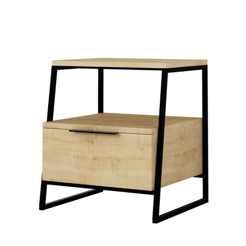 Table De Chevet Style Industriel Inka