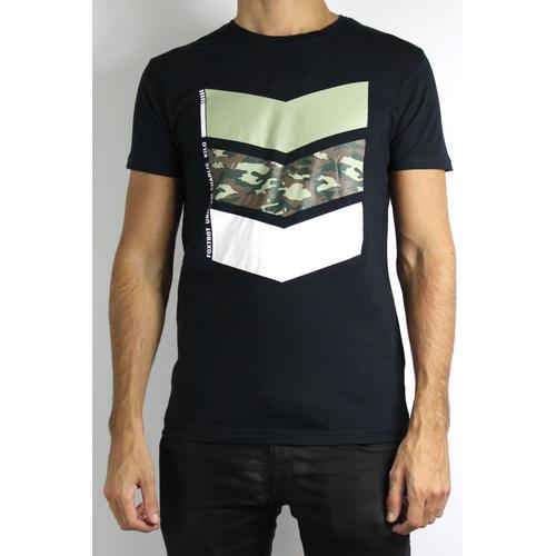 T-Shirt Manches Courtes Noir Homme