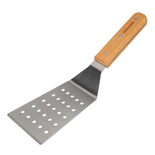 Fackelmann 31139 Pelle À Lasagnes, Pelle À Pizza, Pelle Pizza, Spatule Pizza, Spatule Ajourée, Spatule À Lasagnes, Ustensile De Cuisine, Acier Inoxydable, Bois, 29 X 8,8 X 5 Cm