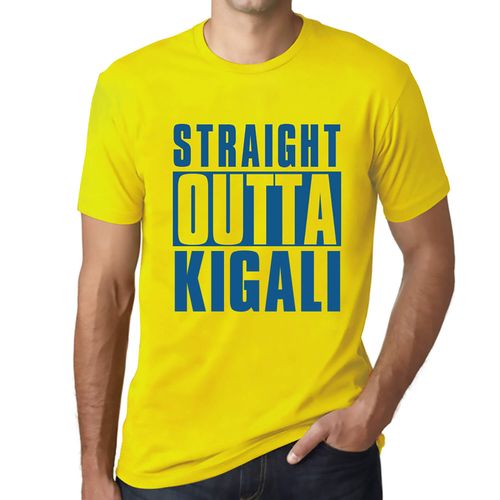 Homme Tee-Shirt Tout Droit Sorti De Kigali - Straight Outta Kigali - T-Shirt Graphique Éco-Responsable Vintage Cadeau Nouveauté
