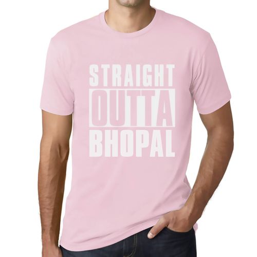 Homme Tee-Shirt Tout Droit Sorti De Bhopal - Straight Outta Bhopal - T-Shirt Graphique Éco-Responsable Vintage Cadeau Nouveauté