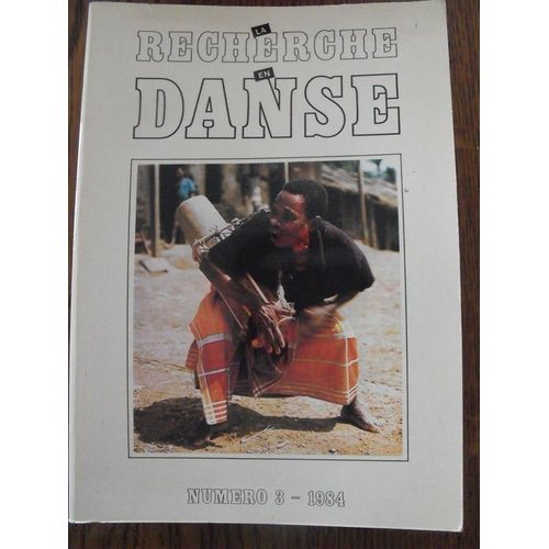 La Recherche En Danse  N° 3