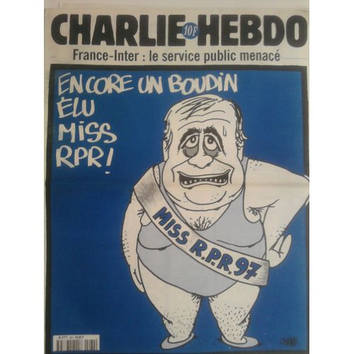 Charlie Hebdo N° 264 : Encore Un Boudin Élu Miss Rpr