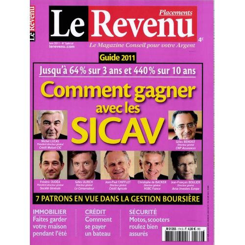 Le Revenu Placements N° 174 - Juin 2011 : Comment Gagner Avec Les Sicav