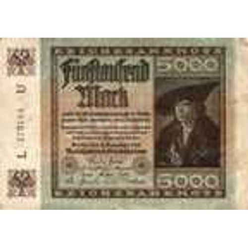 Allemagne - Reich = Billet De 5000 Marks Daté Du 2 Décembre 1922.