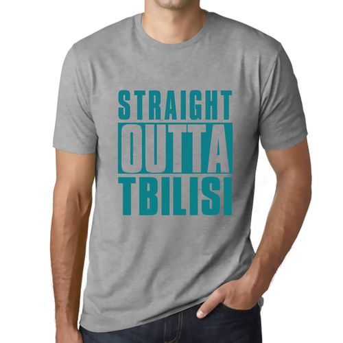 Homme Tee-Shirt Tout Droit Sorti De Tbilisi - Straight Outta Tbilisi - T-Shirt Graphique Éco-Responsable Vintage Cadeau Nouveauté