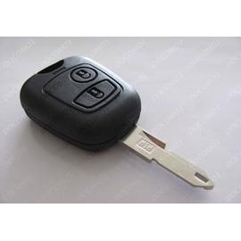 boitier de télécommande coque de clé Peugeot 306 2 boutons HF