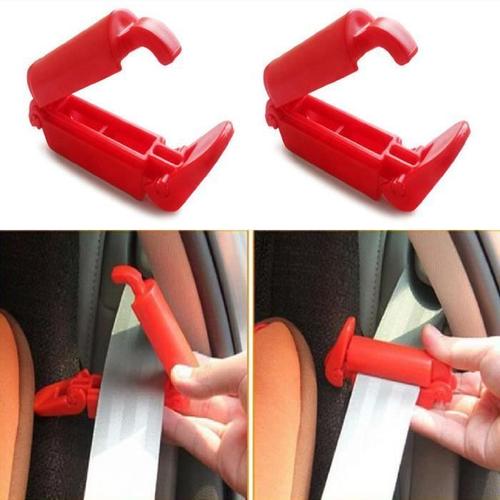 2 X Pince Clip Ceinture De Sécurité Stop Bloque Ceinture Enfant Siège Auto