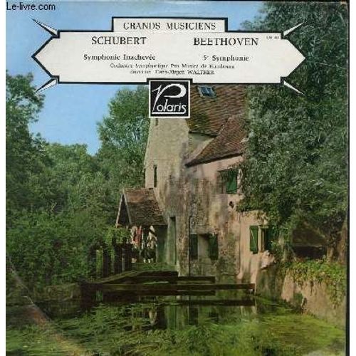 Disque Vinyle 33t Symphonie Inachevee, 5e Symphonie
