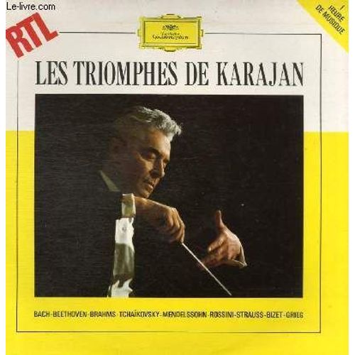 Disque Vinyle 33t Carmen, Symphonie N°7, Le Lac Des Cygnes, Symphonie N°3, Le Barbier De Seville, Concerto Brandebourgeois N°3, Peer Gynt, Symphonie N°4 Italienne, Le Beau Danube Bleu