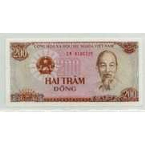 Vietnam = Billet Neuf De 200 Hai Trâm Dông.