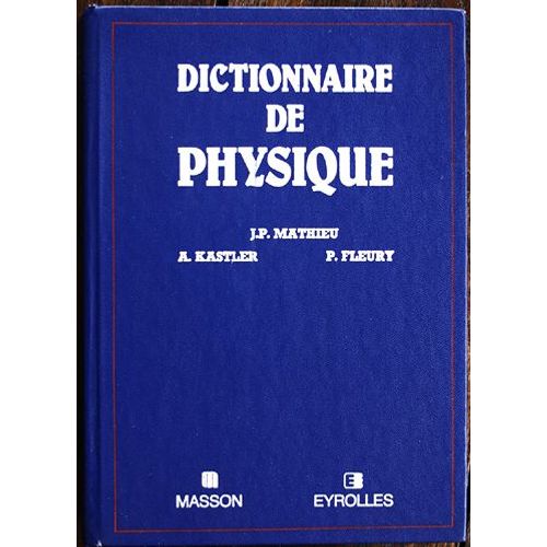 Dictionnaire De Physique