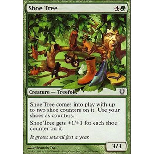 Shoe Tree  - Magic Mtg - Unhinged Vo Mint 109 - C