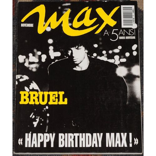 Max 52 01-11-1993: Patrick Bruel À New York Route 66 Kim Bassinger Anna Nicol Smith Milan