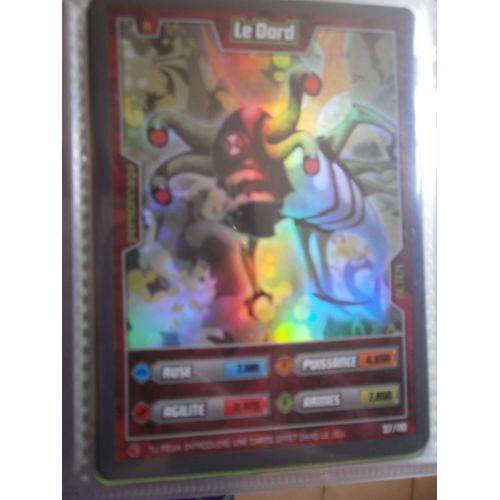 Carte À Jouer Ben 10 Alien Aventures : Personnage Alien Le Dard 27/110